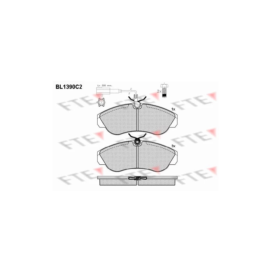 Fte BL1390C2 Brake Pad Set | ML Performance UK Car Parts