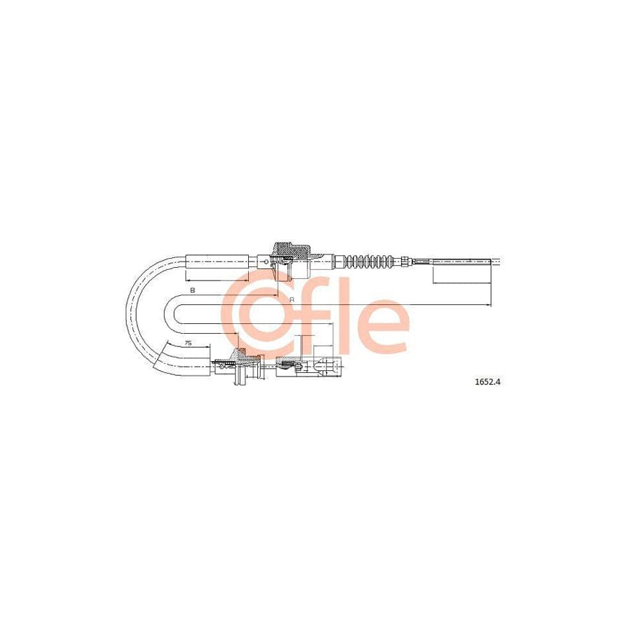 Cofle 1652.4 Clutch Cable