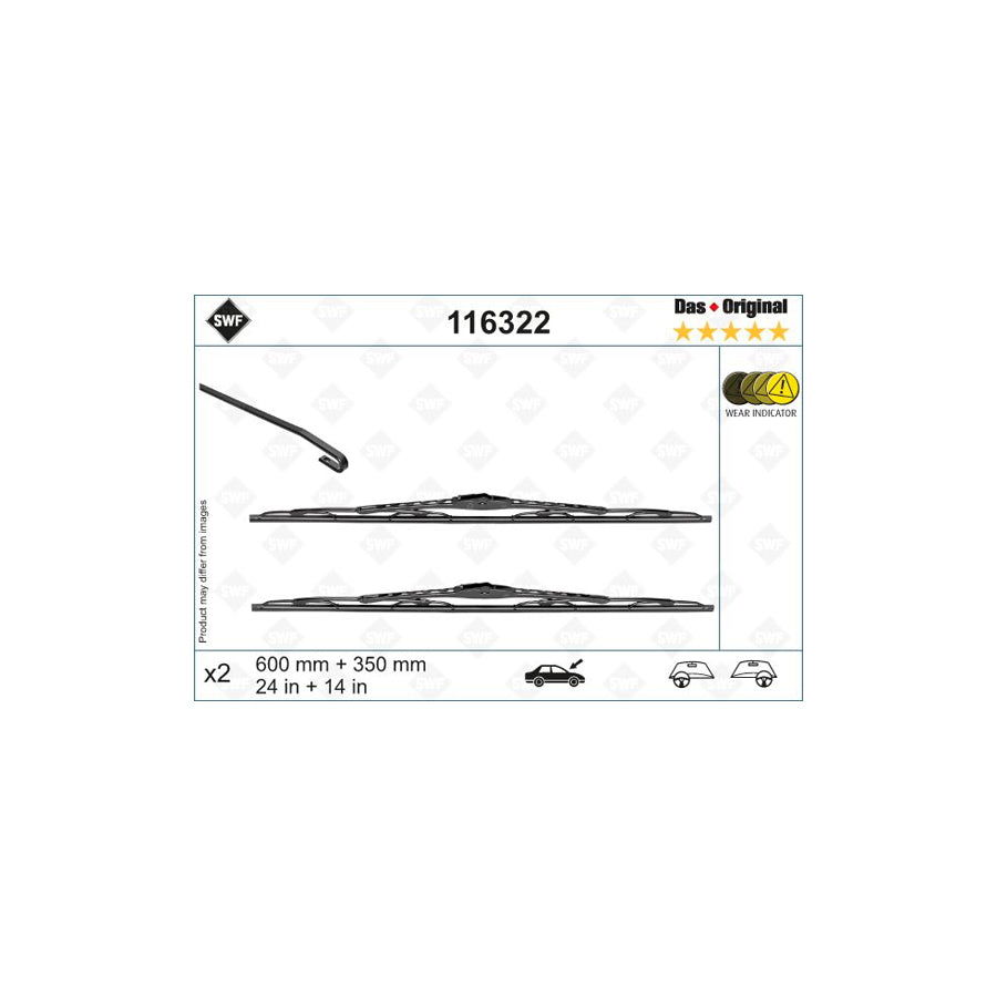 Swf 116322 Wiper Blade | ML Performance UK Car Parts