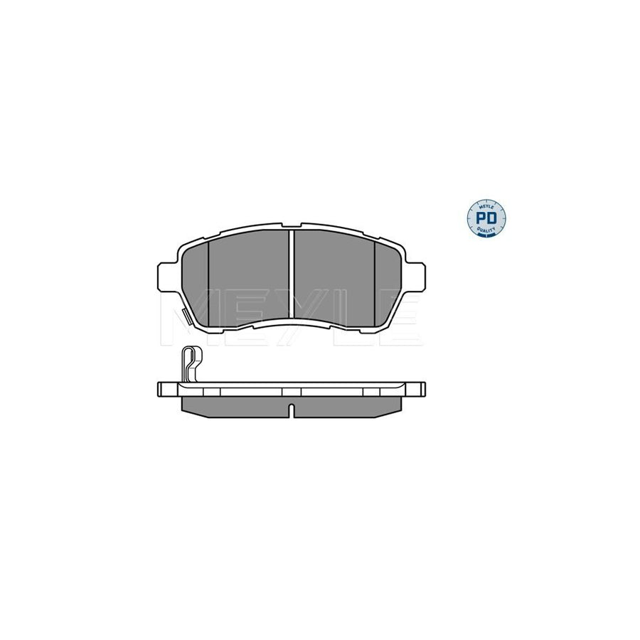 Meyle 025 242 8316/Pd Brake Pad Set