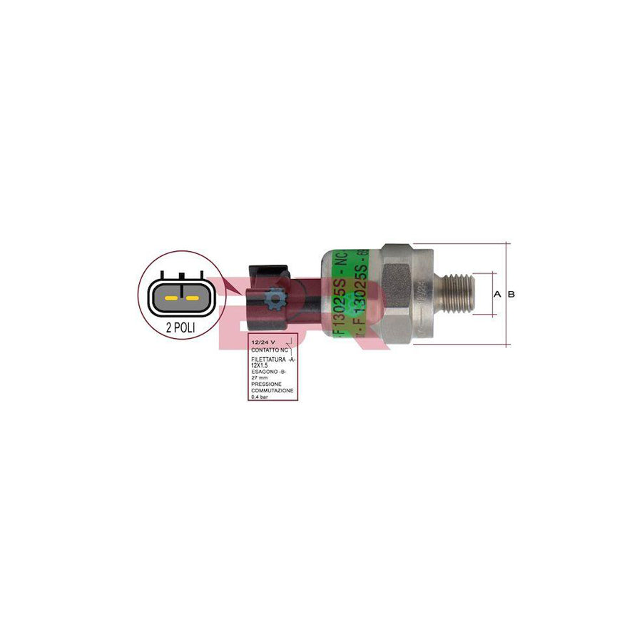 Botto Ricambi BREL2214 Sensor, Coolant Temperature For Iveco Daily