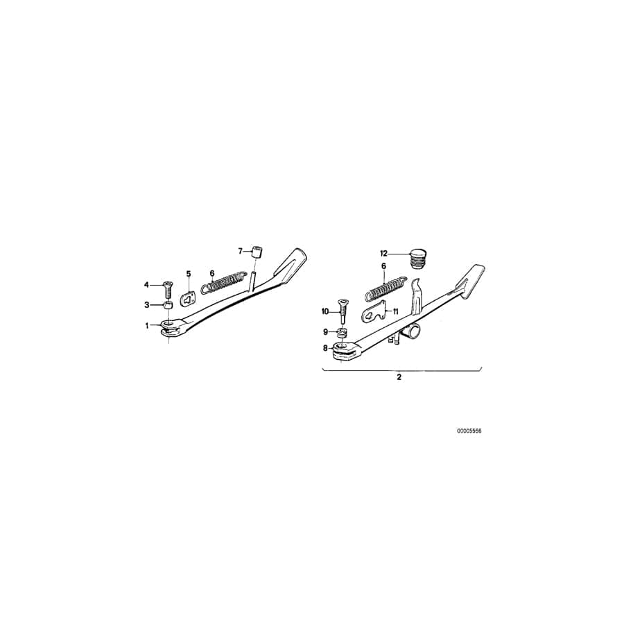 Genuine BMW 46531242330 Holder (Inc. R65T) 1 | ML Performance UK Car Parts