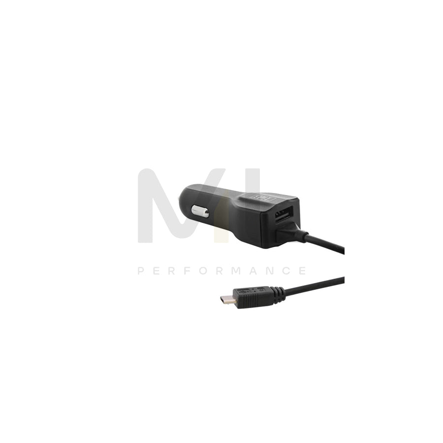 TnB 8697 In-car charger 12, 24V, 1.1m, Number of inlets/outlets: 1 USB, micro USB, Black | ML Performance Car Parts