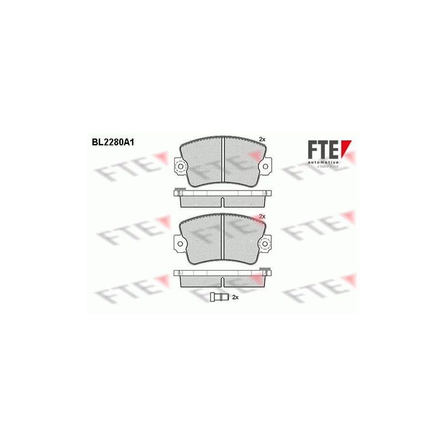 Fte BL2280A1 Brake Pad Set | ML Performance UK Car Parts