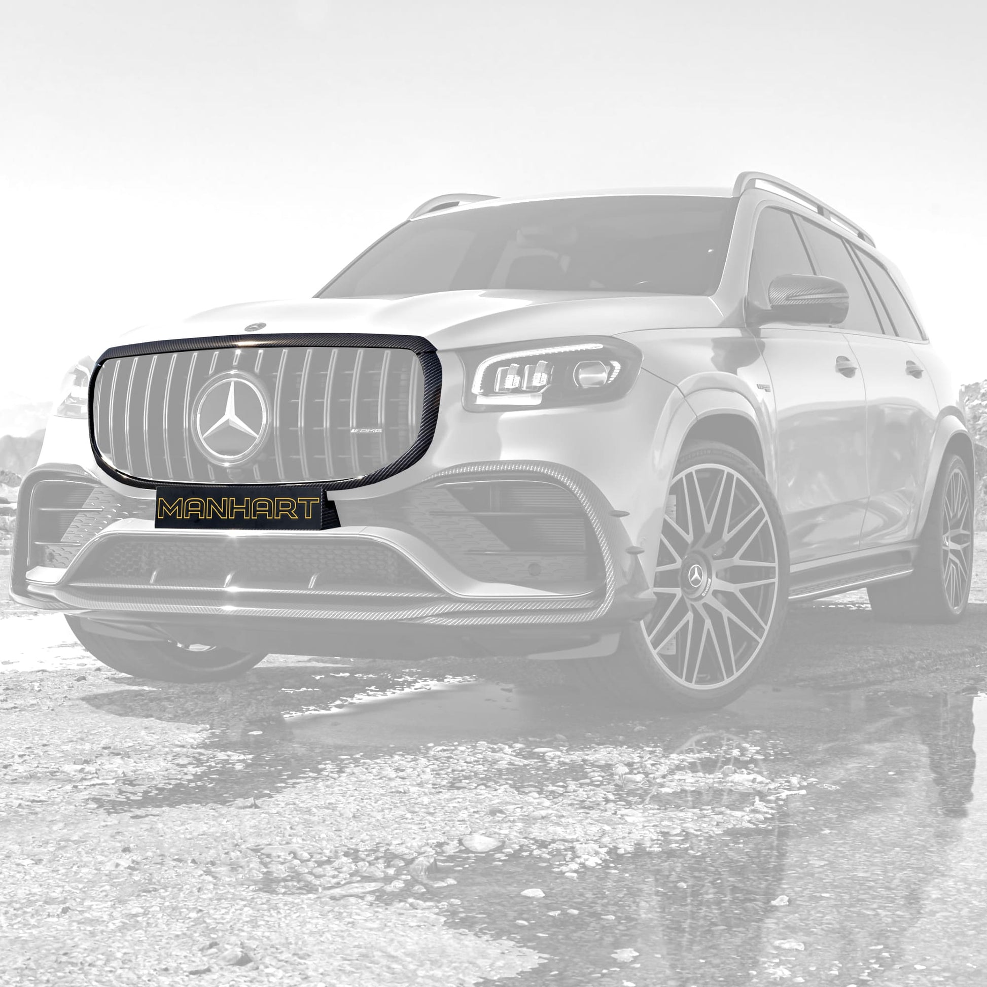 MANHART CARBON GRILLE COVER FOR MERCEDES-AMG GLS 63