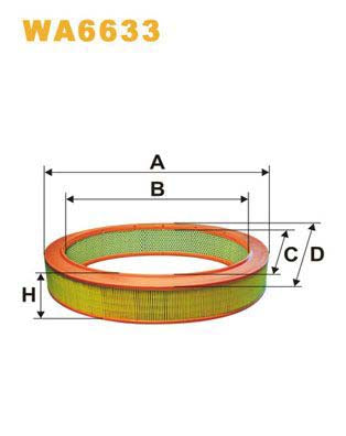 WIX Filters WA6633 Air Filter