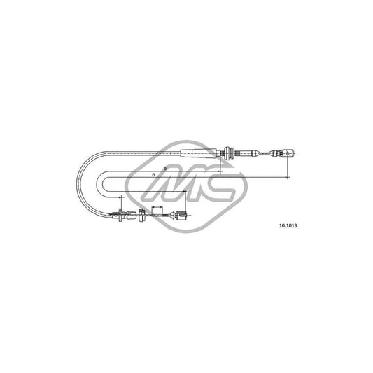 Metalcaucho 83834 Throttle Cable for VW POLO | ML Performance UK Car Parts