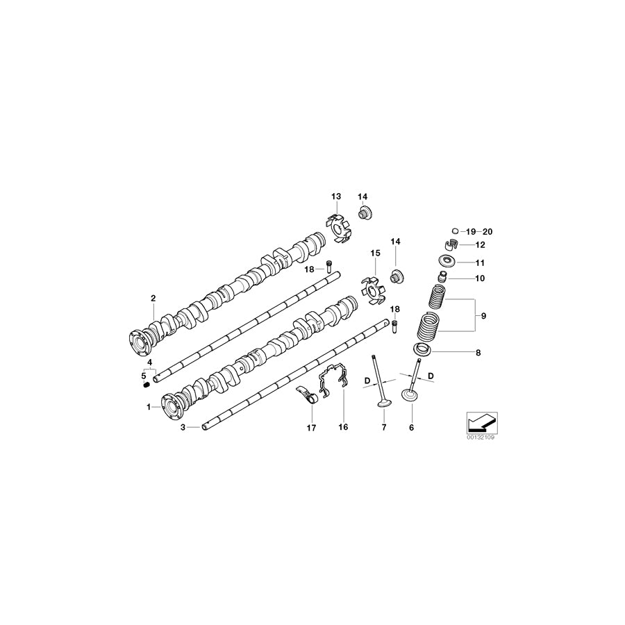 Genuine BMW 11347832272 E85 E36 E86 Adjusting Plate 1,80 mm (Inc. M3 CSL, Z3 M & Z4 M3.2) | ML Performance UK Car Parts