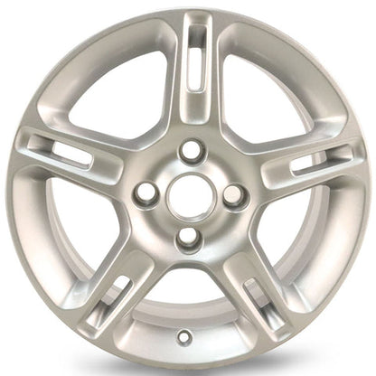 GENUINE FORD 2237329 FIESTA ALLOY WHEEL 16" 5 X 2-SPOKE DESIGN, SILVER, 2008 - 2012 | ML Performance UK