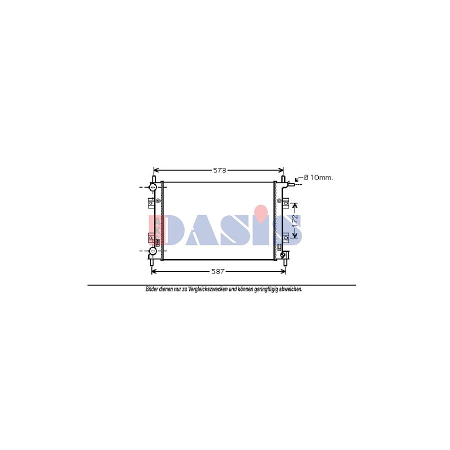 AKS Dasis 120005N Air Conditioning Condenser Suitable For Mercedes-Benz S-Class | ML Performance UK