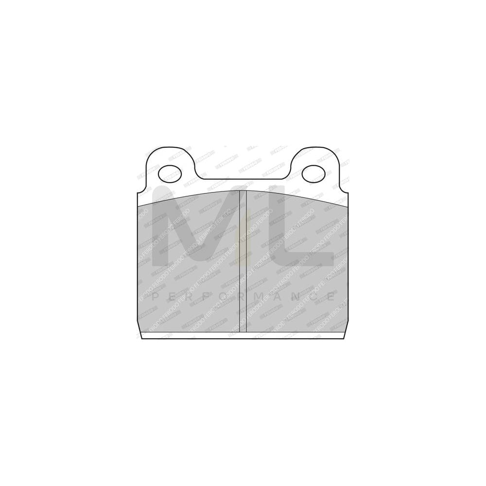 Ferodo Fsl1116 Brake Pad Set Fuse+ Technology, With Acoustic Wear Warning | ML Performance Car Parts