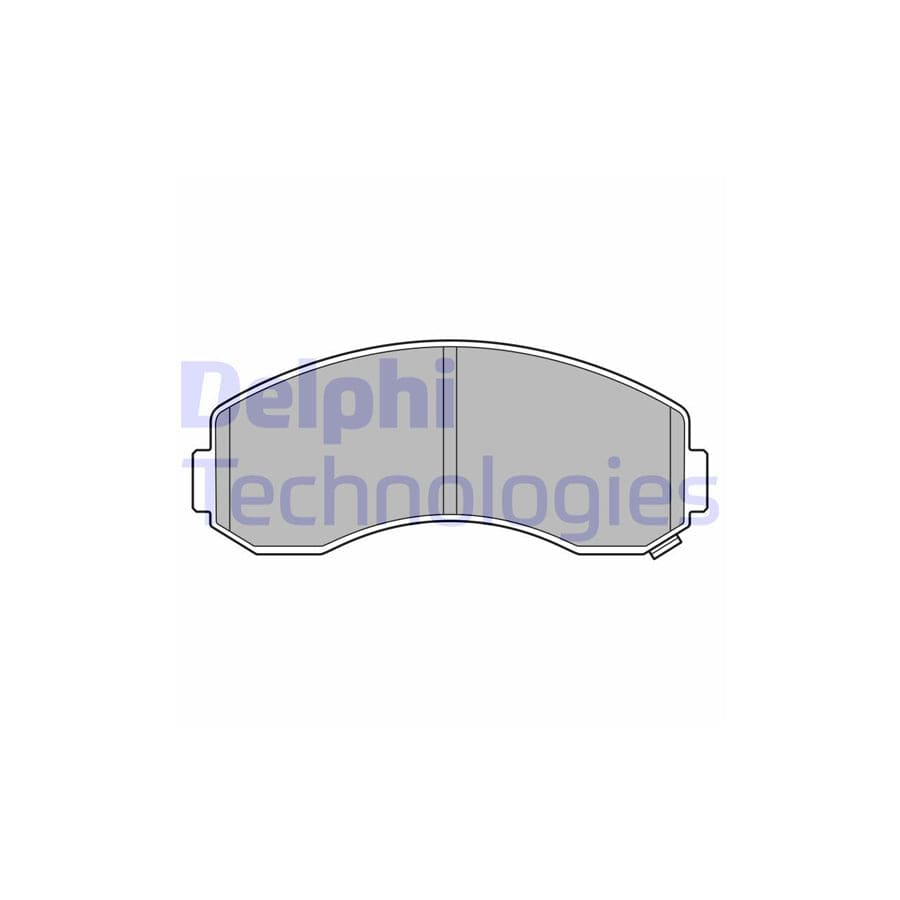 Delphi Lp3616 Brake Pad Set