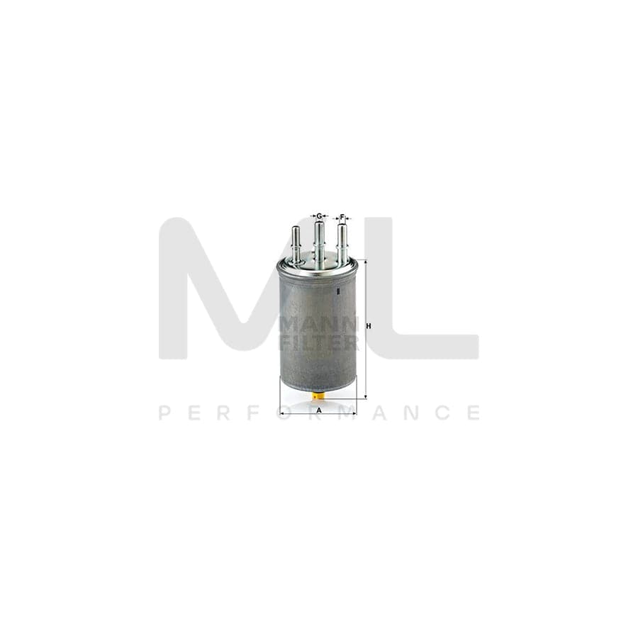 MANN-FILTER WK 829/7 Fuel filter In-Line Filter | ML Performance Car Parts