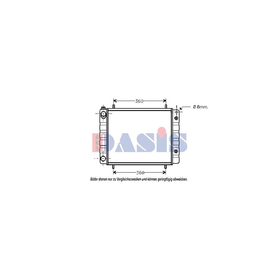 AKS Dasis 370002N Engine Radiator For Land Rover Discovery | ML Performance UK