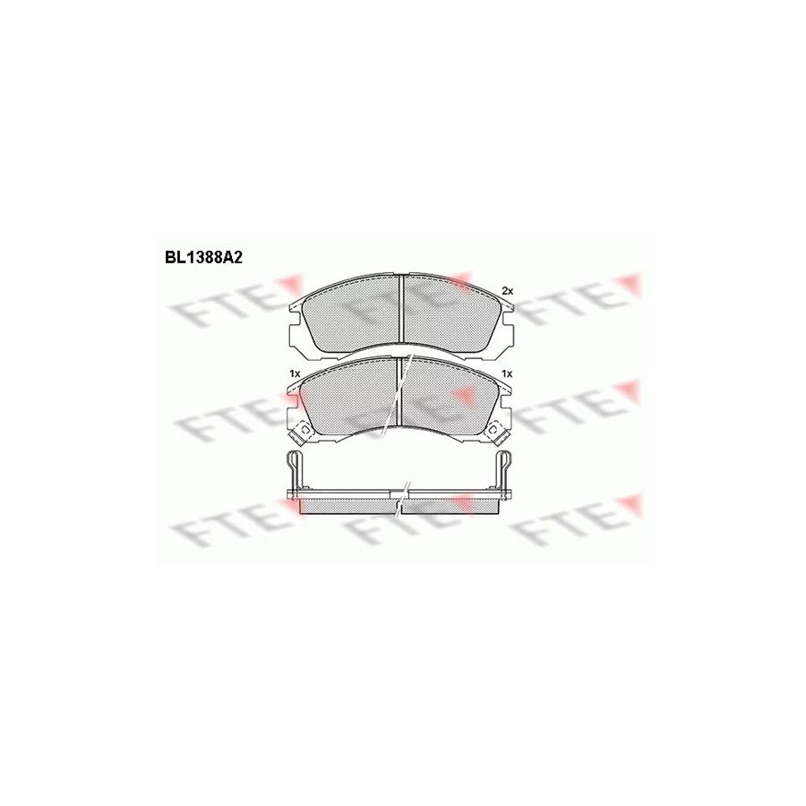 Fte BL1388A2 Brake Pad Set | ML Performance UK Car Parts