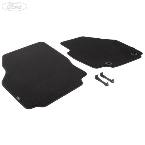 GENUINE FORD 1458297 MONDEO VELOUR FLOOR MATS FRONT, BLACK | ML Performance UK