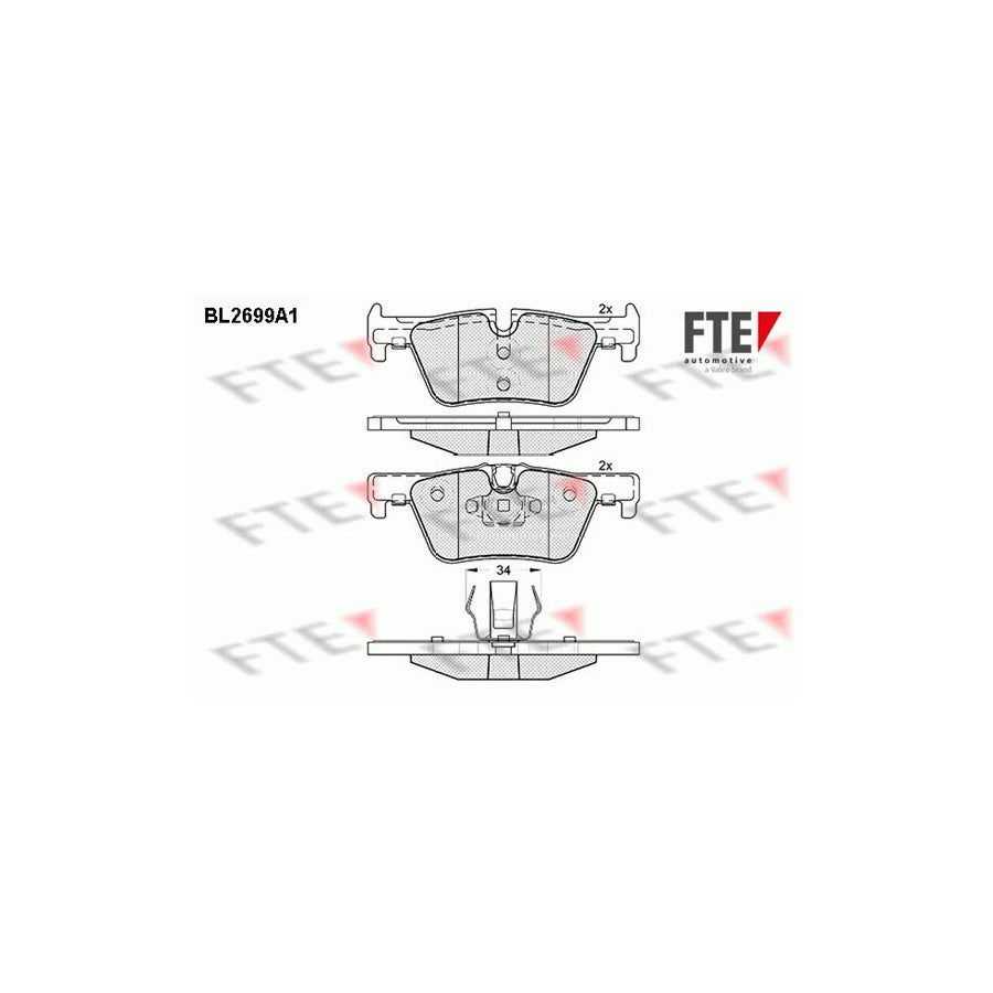 Fte 9010927 Brake Pad Set | ML Performance UK Car Parts