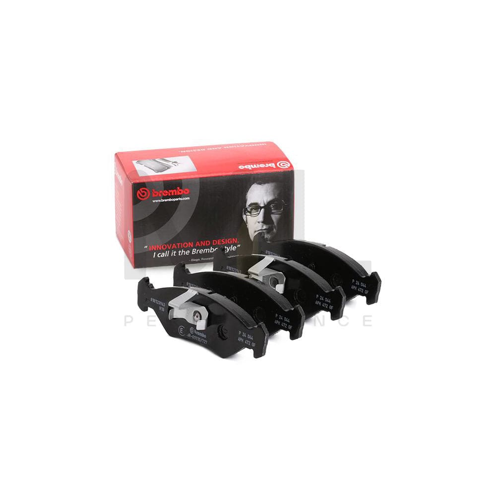 Brembo P 24 044 Brake Pad Set Excl. Wear Warning Contact, With Piston Clip | ML Performance Car Parts