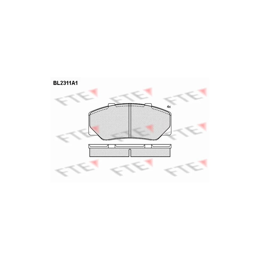 Fte BL2311A1 Brake Pad Set | ML Performance UK Car Parts