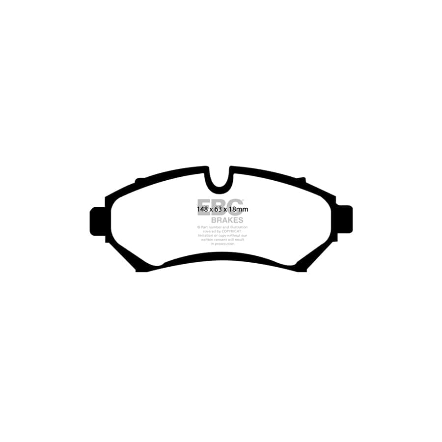 EBC DP31100/2C Cadillac Seville Redstuff Front Brake Pads 2 | ML Performance UK Car Parts