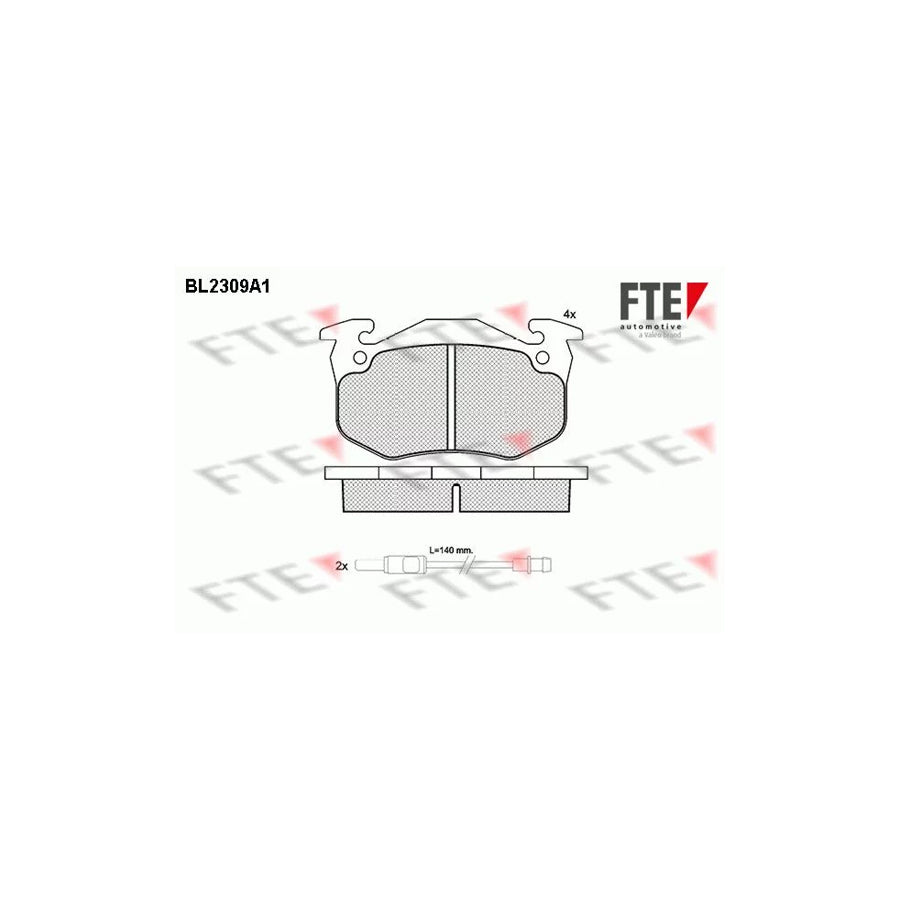 Fte BL2309A1 Brake Pad Set | ML Performance UK Car Parts