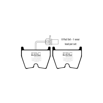 EBC PLK1009 Audi RS4 Yellowstuff Pads and Brake Line Performance Pack - TRW Caliper 2 | ML Performance UK Car Parts