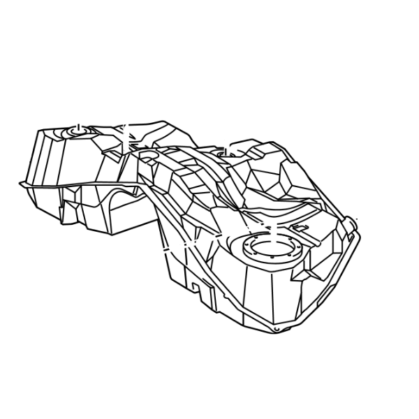 Genuine Lexus 77001-53101 IS Phase 2 Diesel Fuel Tank