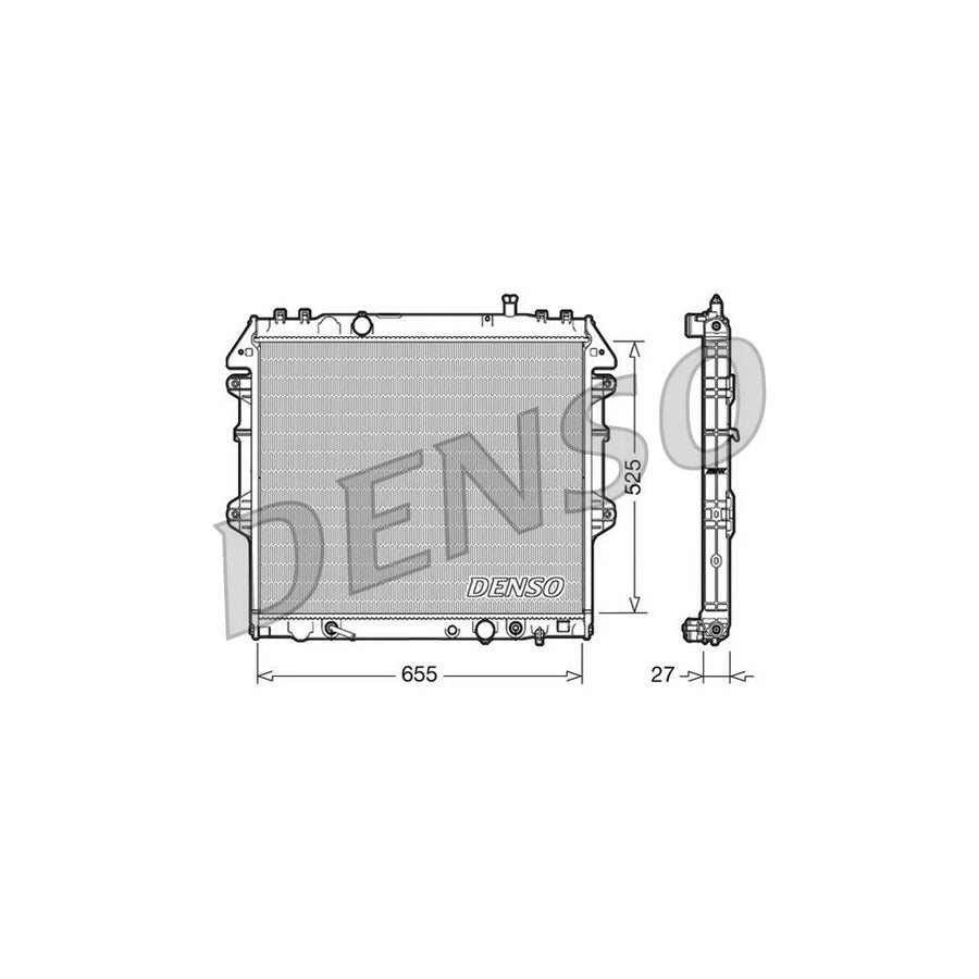 Denso DRM50045 Drm50045 Engine Radiator For Toyota Hilux Vii Pickup | ML Performance UK