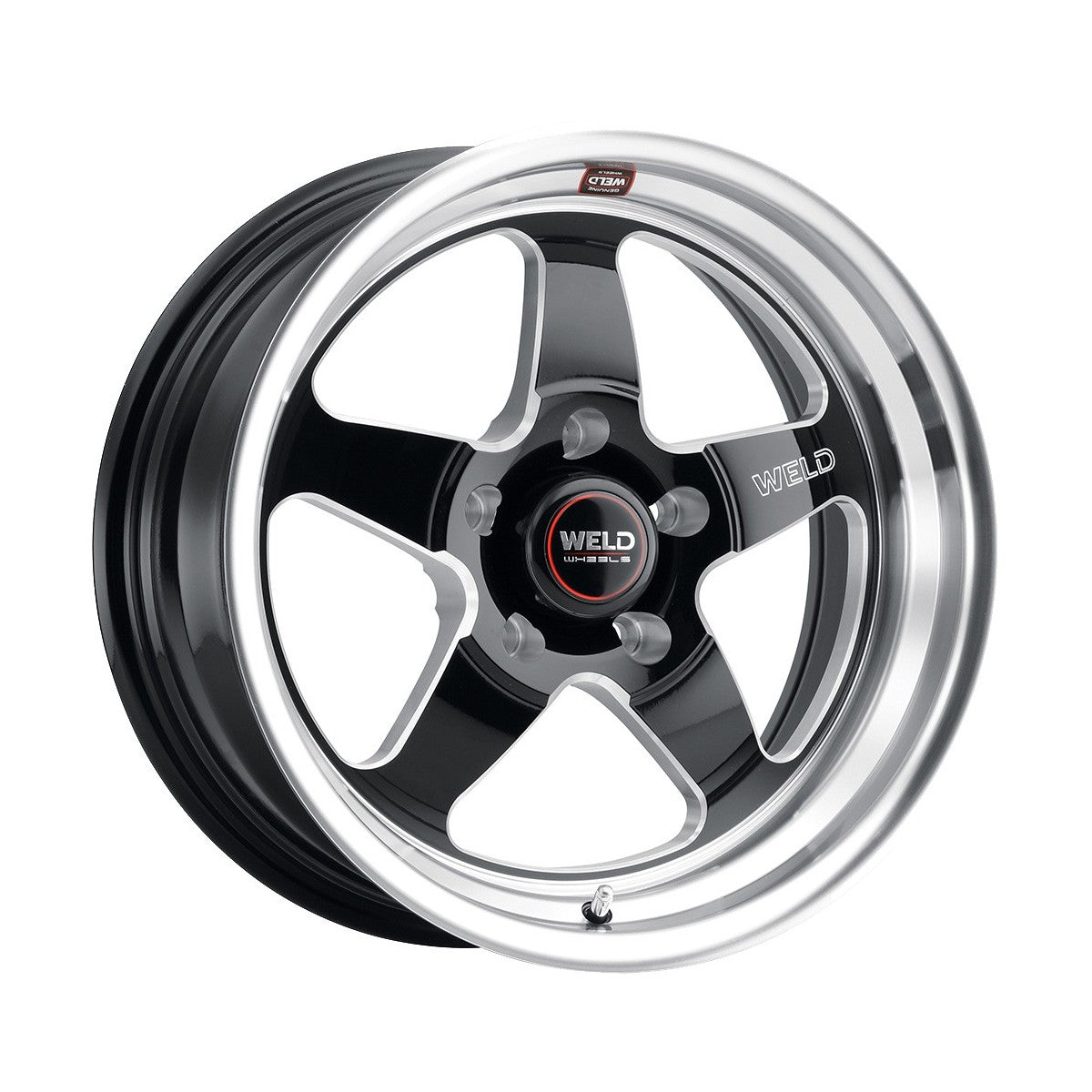 Weld S10479062P45 Ventura S104 Wheel 17x9 5x120.65 ET45 BS6.8 Gloss Black MIL - DIA