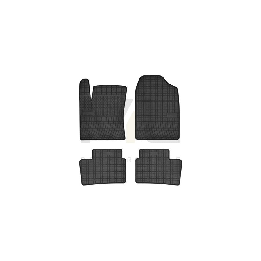 FROGUM Tailored 0437 Floor mat set for HYUNDAI i10 II Hatchback (IA, BA) Elastomer, Front and Rear, Quantity: 4, Black | ML Performance Car Parts