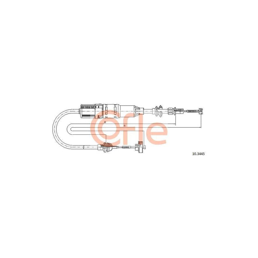 Cofle 10.3445 Clutch Cable