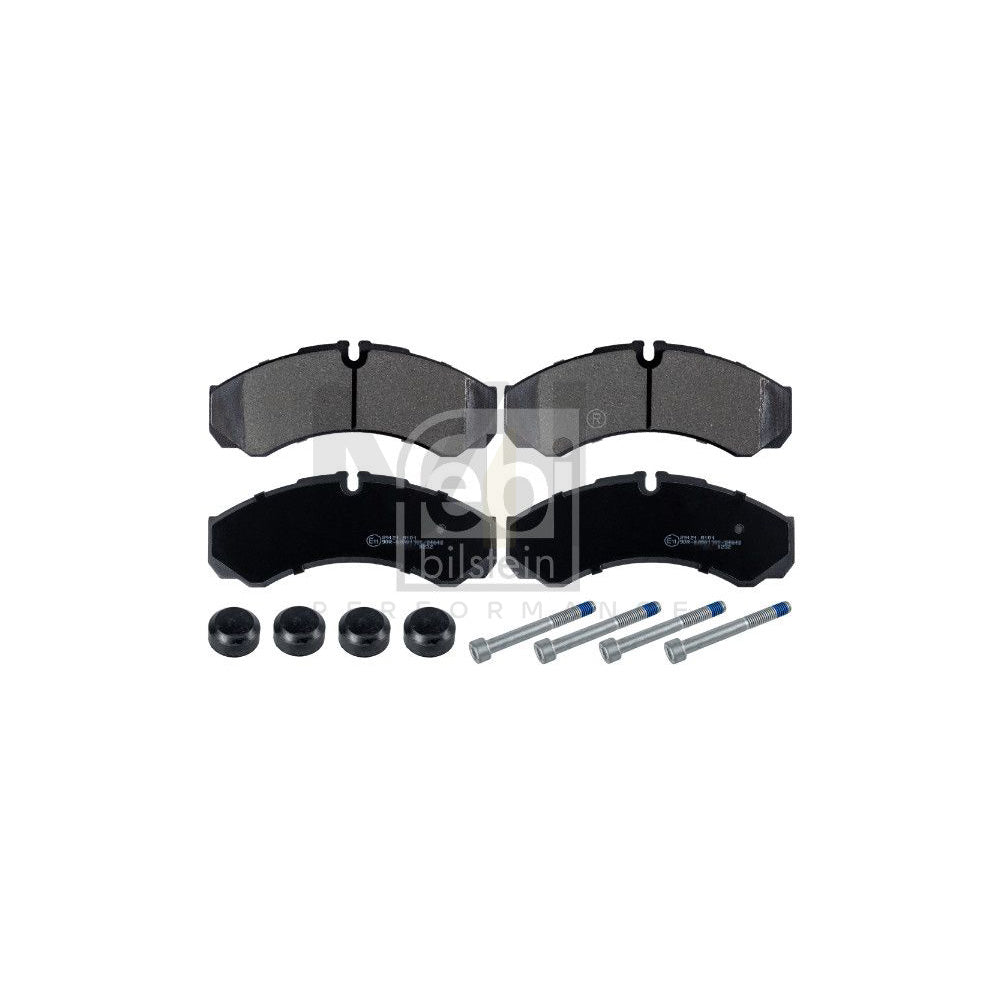 Febi Bilstein 16705 Brake Pad Set For Iveco Daily Front Axle, Excl. Wear Warning Contact, With Attachment Material | ML Performance Car Parts