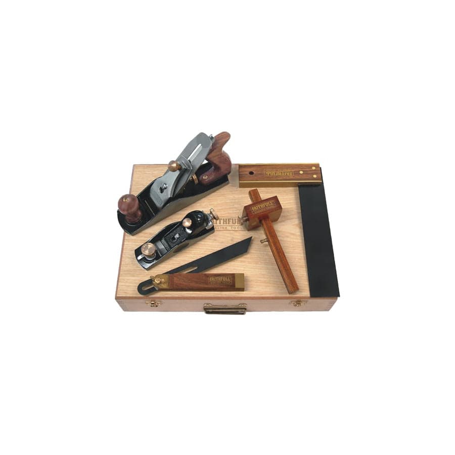 Faithfull FAICARPSET Carpenter's Tool Kit, 5 Piece | ML Performance UK