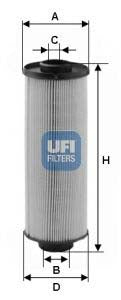 UFI 25.434.00 Oil Filter