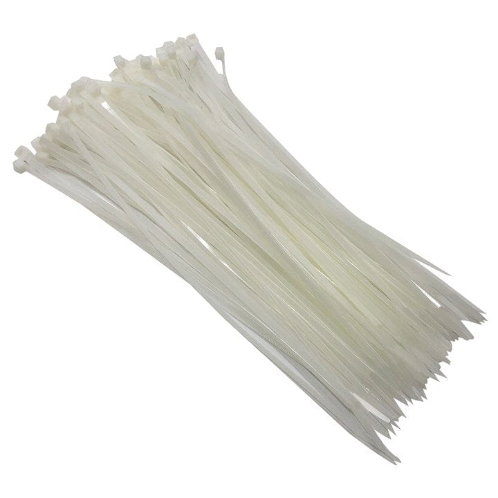 Amtech 60pcs Tie Wraps (300x4.8mm) White | ML Performance DIY & Power Tools