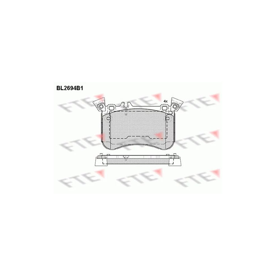 Fte 9010923 Brake Pad Set | ML Performance UK Car Parts