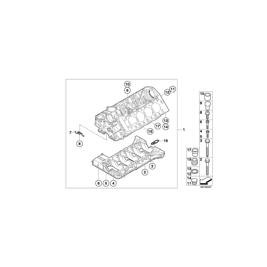 Genuine BMW 11110036844 E92 E93 Engine Block With Piston (Inc. M3) | ML Performance UK Car Parts