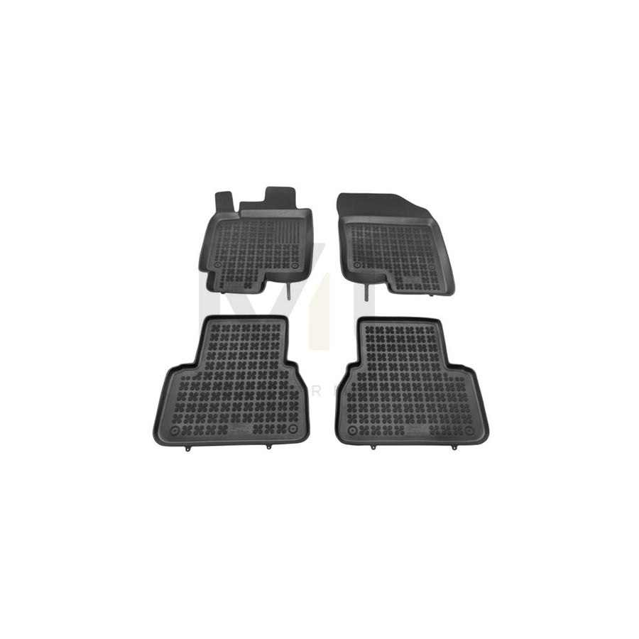 REZAW PLAST 202104 Floor mat set for CHEVROLET Epica Saloon Elastomer, Front and Rear, Black | ML Performance Car Parts