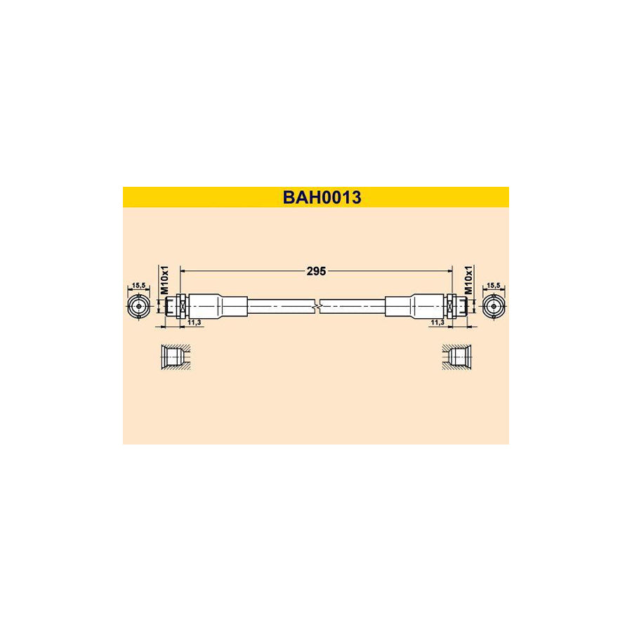 Barum BAH0013 Brake Hose