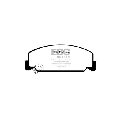 EBC DP2911 Honda Greenstuff Front Brake Pads (Inc. Accord & Civic Shuttle) 2 | ML Performance UK Car Parts