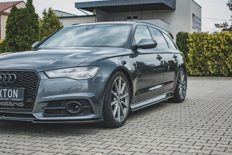 Maxton Design Audi S6 / A6 S-Line C7 FL Side Skirts Diffusers