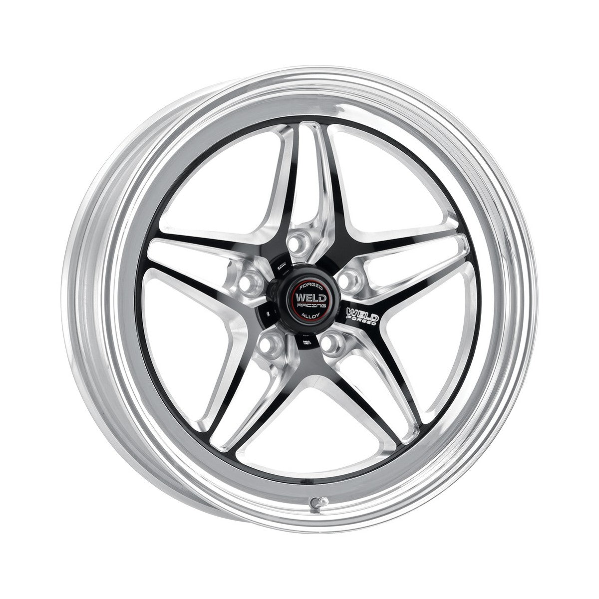 Weld 81HB7050N22A S81 Wheel 17x5 5x120 ET-21 BS2.2 Black (High Pad) For Front CAMARO 5TH / 6TH GEN 2010 - Present