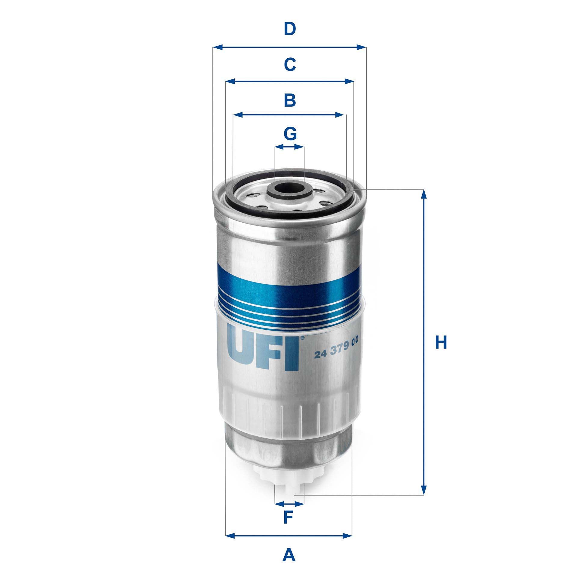 UFI 24.379.00 Fuel Filter