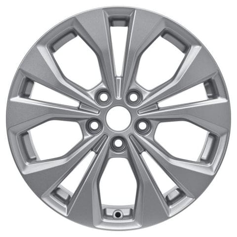 GENUINE FORD 2393236 PUMA ALLOY WHEEL 17" 5 X 2-SPOKE DESIGN, SPARKLE SILVER | ML Performance UK