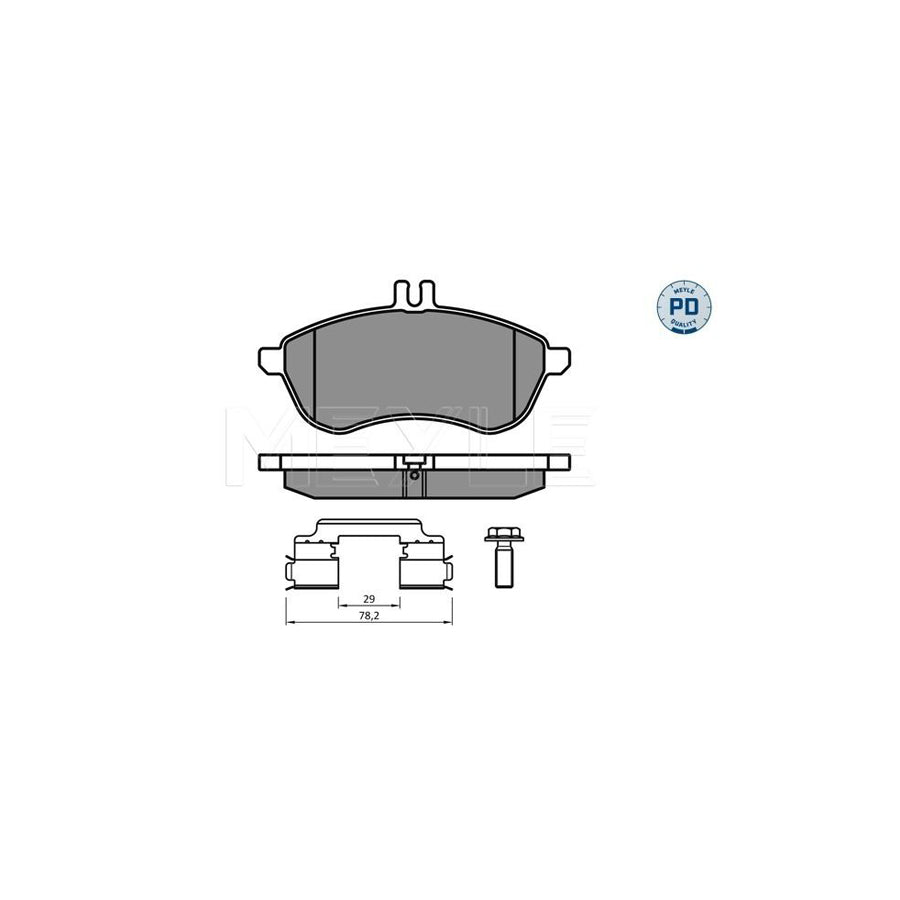 Meyle 025 243 0620-2/Pd Brake Pad Set