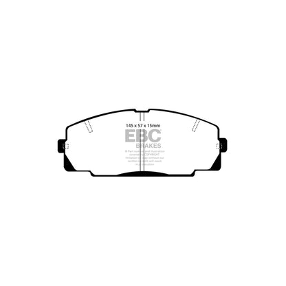 EBC PD03KF1178 Toyota Yellowstuff Front Brake Pad & Plain Disc Kit (Inc. Dyna & Hi-Ace) 2 | ML Performance UK Car Parts