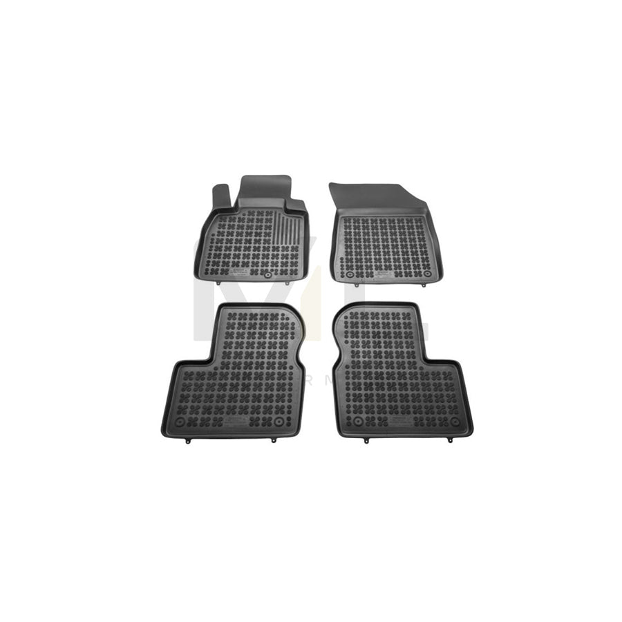 REZAW PLAST 201817 Floor mat set for NISSAN Micra IV Hatchback (K13) Elastomer, Front and Rear, Black | ML Performance Car Parts