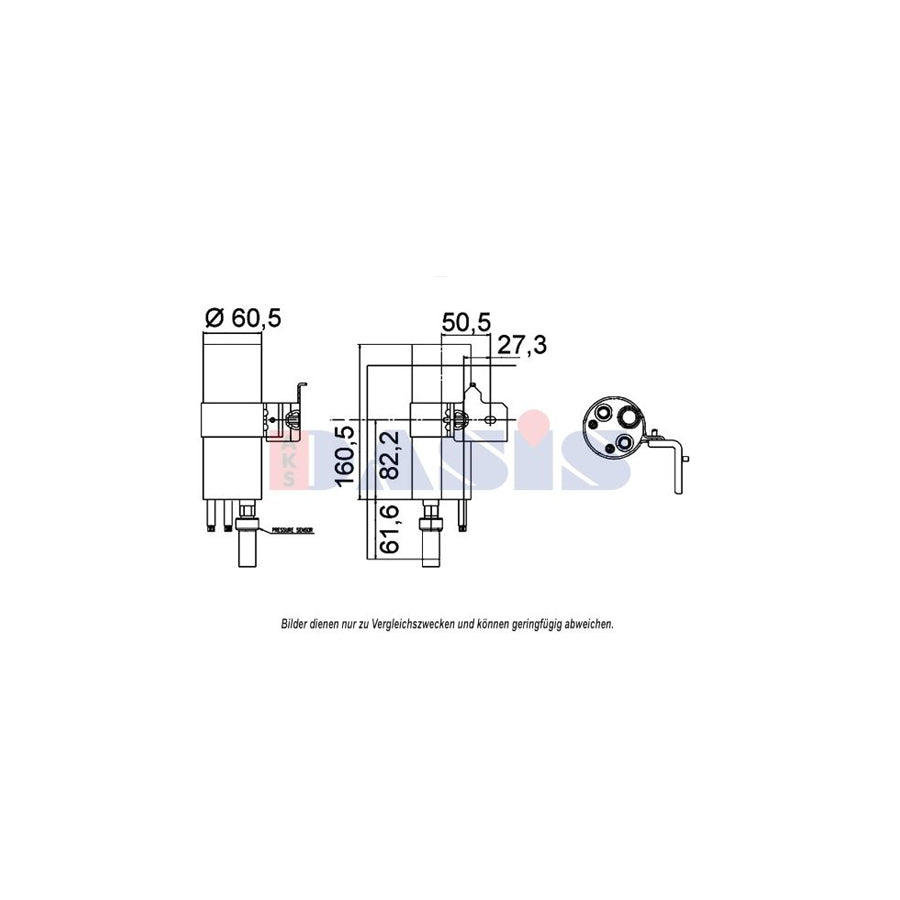 AKS Dasis 800645N Dryer, Air Conditioning For Ford Fiesta | ML Performance UK