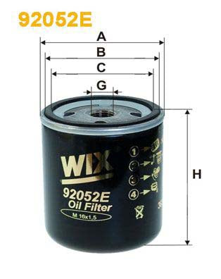 WIX Filters 92052E Hydraulic Filter, Automatic Transmission