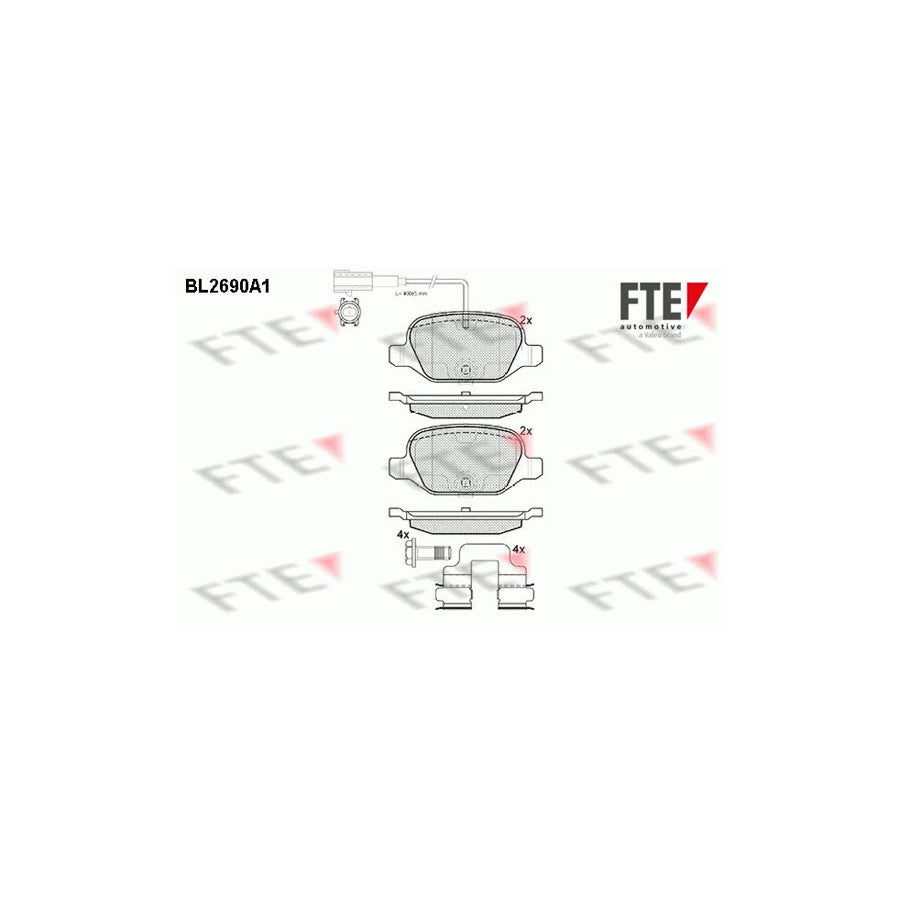 Fte 9010920 Brake Pad Set | ML Performance UK Car Parts